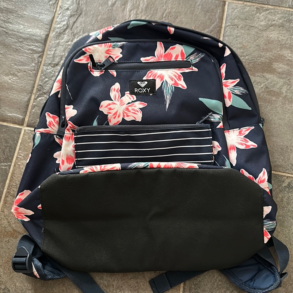 roxy floral backpack